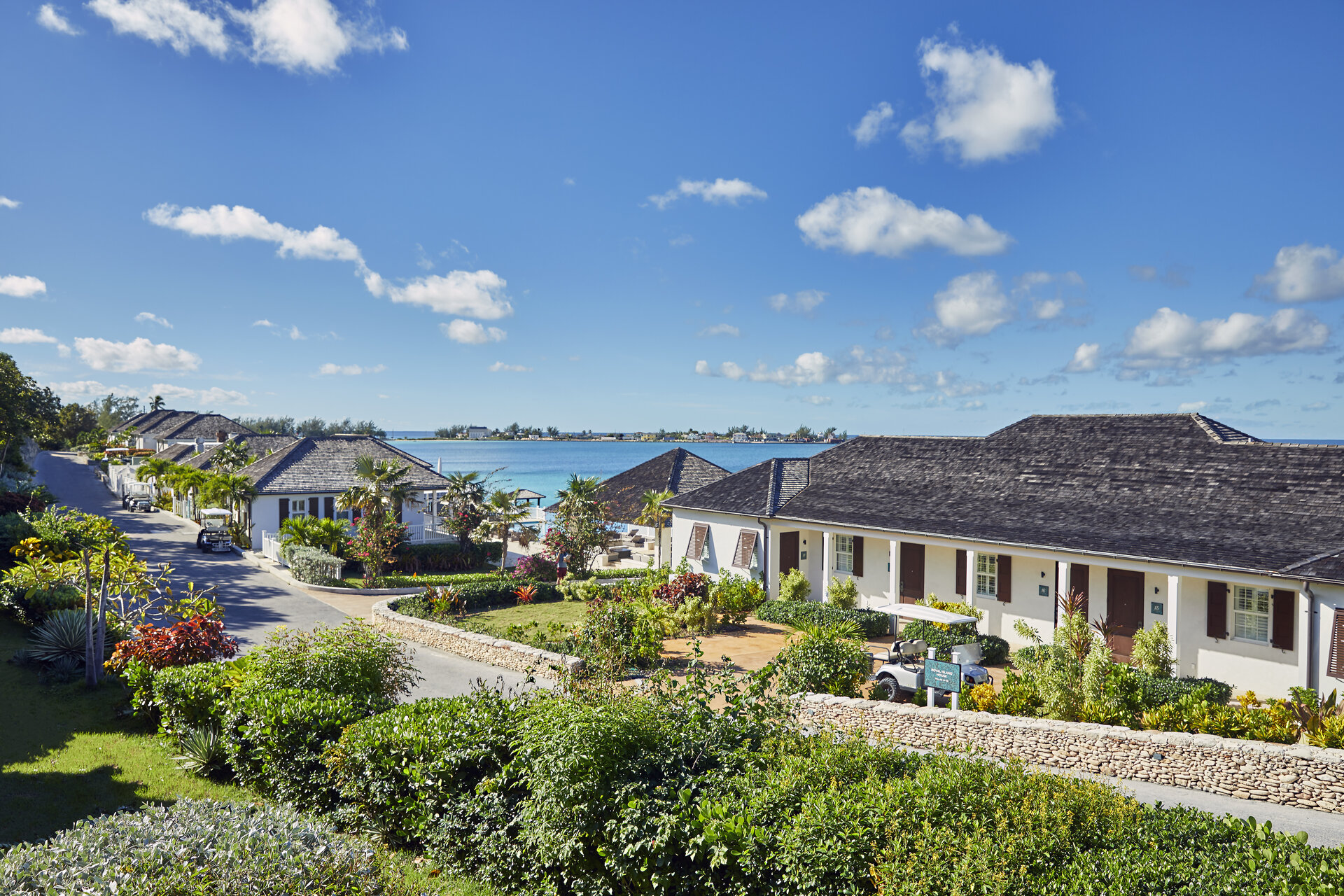 Oceanfront bungalow resort