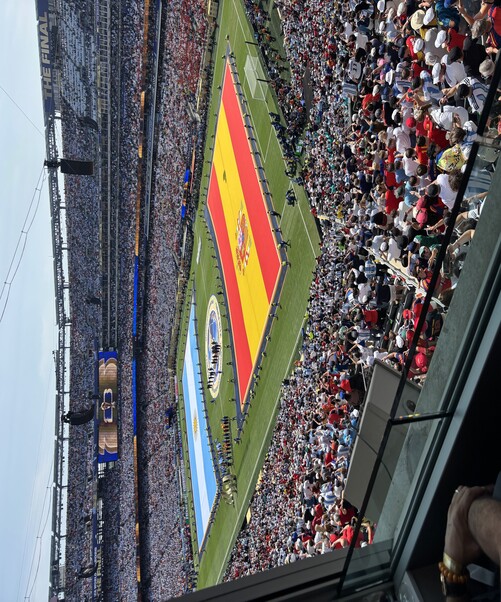 a large crowd of people in a stadium