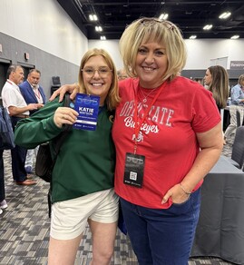 two women posing for a picture