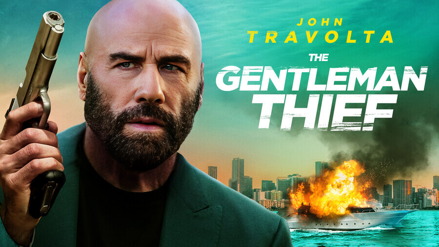 John Travolta on The Gentleman Thief Movie Poster