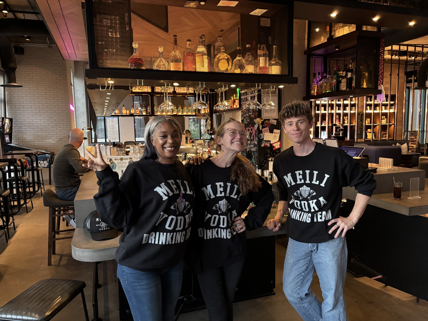 Columbus Moxy Bar Staff in Meili Shirts